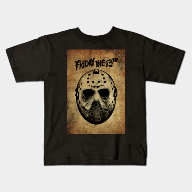 Friday the 13th Kids T-Shirt by boothilldesigns